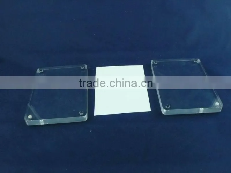 customized design acrylic photo frame with high transparency