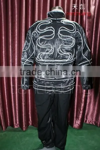 Remote Control LED Tron Costume. Programmable LED Costume Clothes