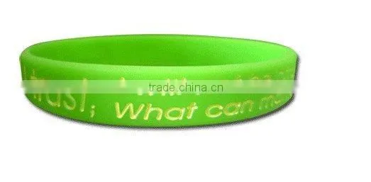 New style debossed wristbands silicone bracelet