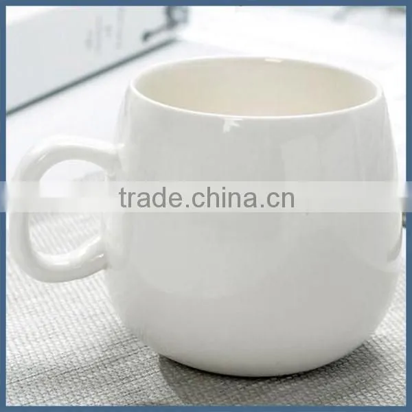 Low MOQ plain white custom print ceramic mugs for customize