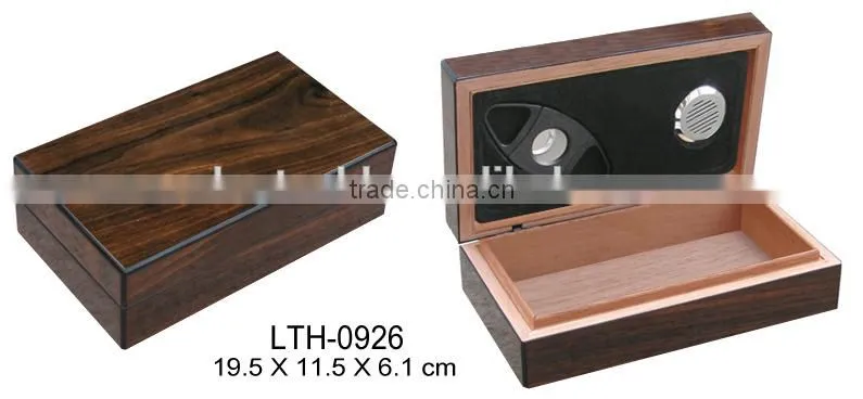 Gift packing set cigar travel humidor box