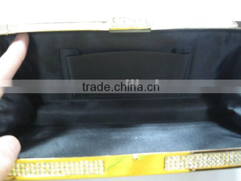 Ladies fashion long beaded clutch