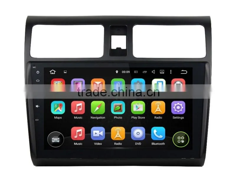 Support original car rear camera and amplifier and USB android 5.1.1 car stereo system for 10.1" SWIFT