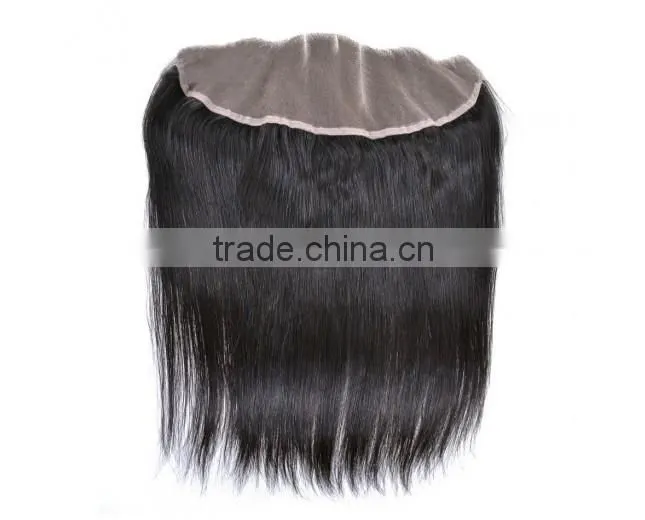 virgin natural color unprocessed brazilian lace frontal closure 13*4