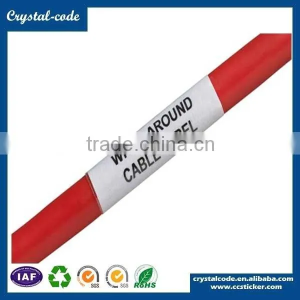 2015 self adheiseve water resistant equipment cable label