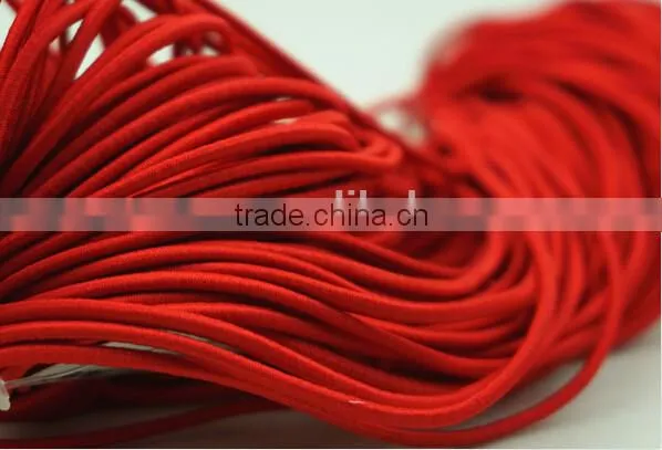 Round braided elastic Cord Elastic Rope