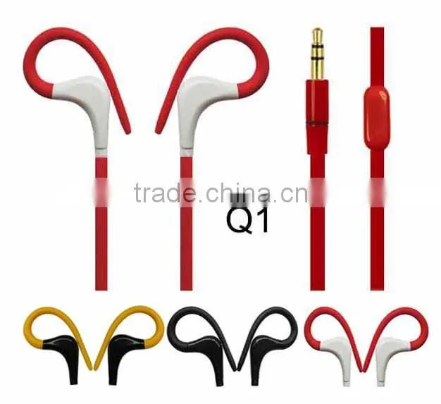 Go pro High quality popular sports earphone with mic for mobile,mp3/mp4