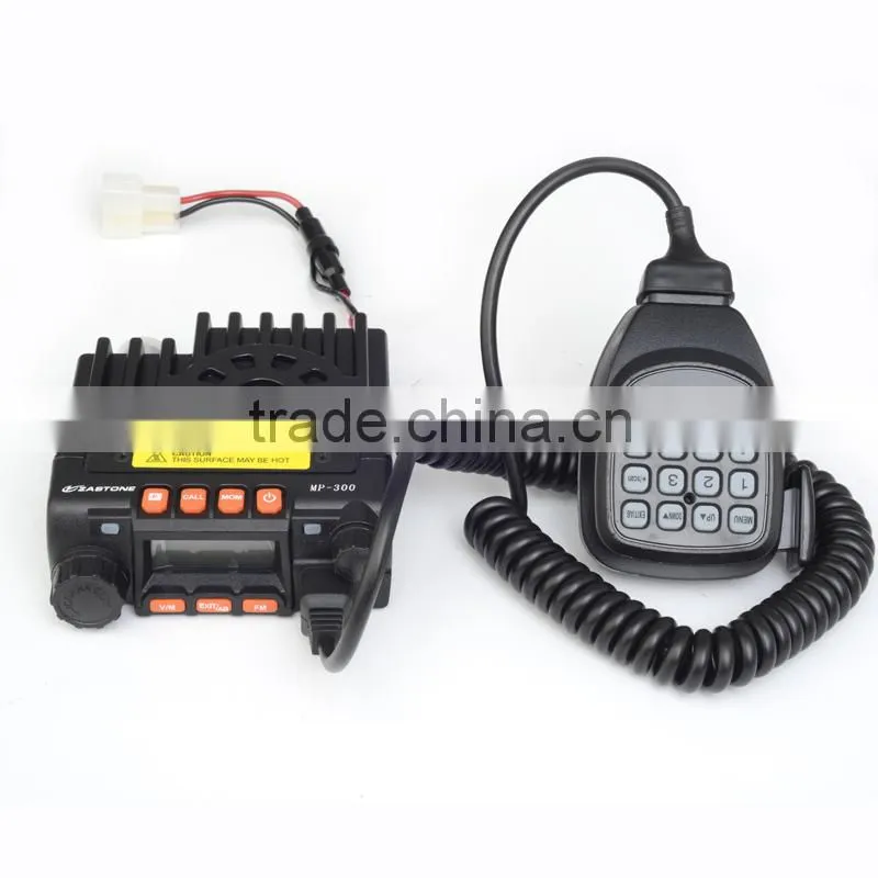 Dual band car mini radio of UHF&VHF 25W powerful of ZASTONE MP300