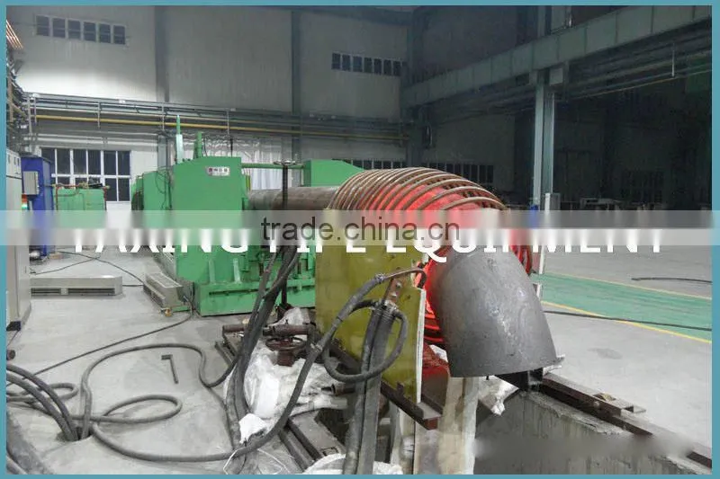 steel tube elbow pushing machine with intermediate frequency heating