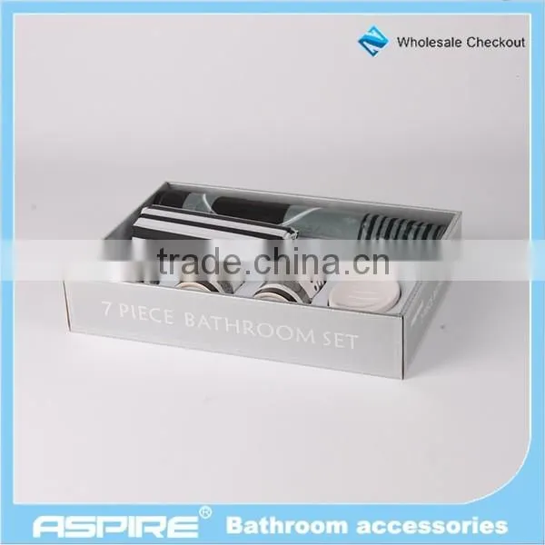 Houseware ceramic plastic bathroom accessories