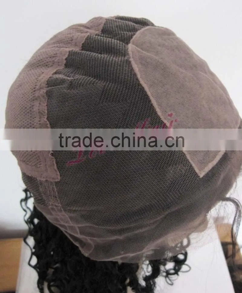 2014 New fashion black women brazilian full lace wig 100% human hair wig