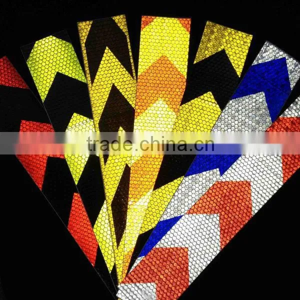 High Visibility Self-Adhesive PVC Reflective Direction Tape