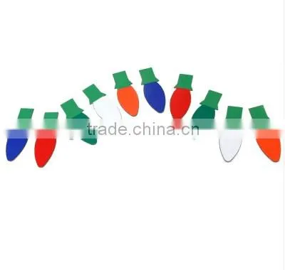 Christmas Bulbs Reflective Holiday Car Magnets