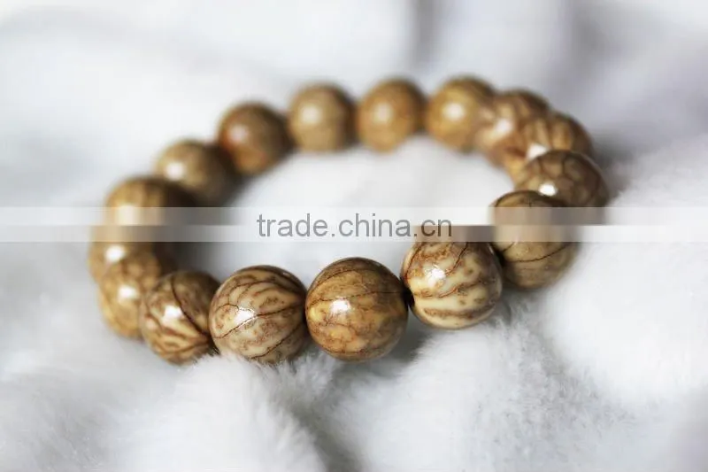 Artistic Red Sandalwood Beaded Bracelets 10mm