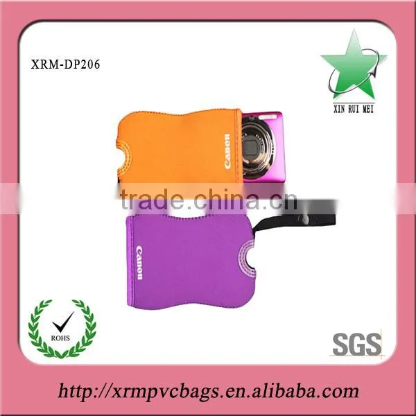 Green neoprene camera sleeve case