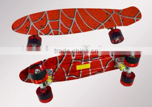 New water print Spiderman cruiser skateboard for Christmas gifts