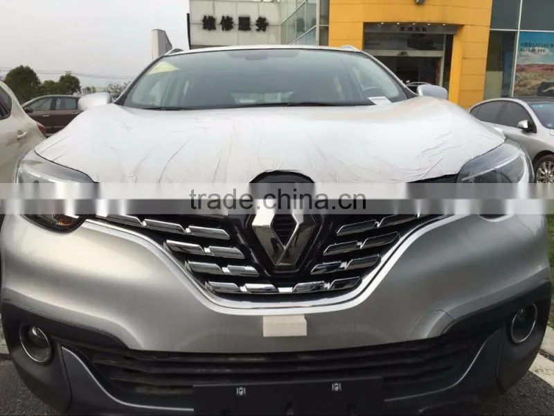 Front Center Grill Grid Grille Cover Trim ABS Chrome 7 Pcs For KADJAR Car Accessories 2016