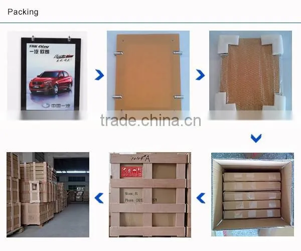 China Factory New Style Advertising LED Board Magnetic Light Display Boxes