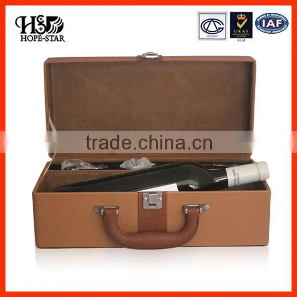 Luxury custom red wine box wooden box the latest packaging
