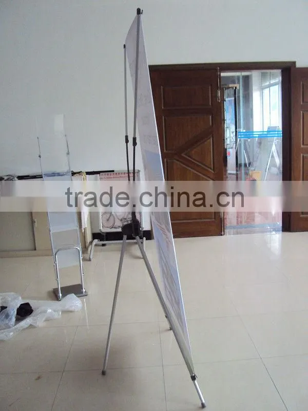 Aluminum adjustable x banner stand