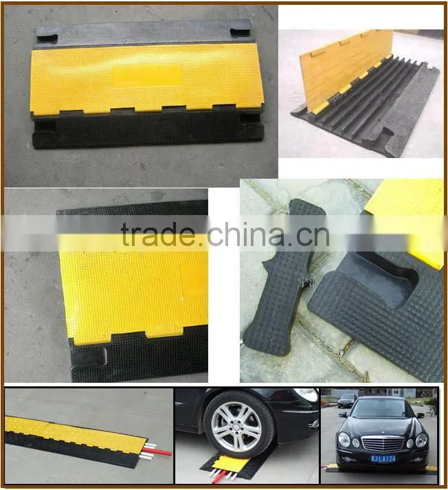 heavy duty rubber cable protector 5 channel