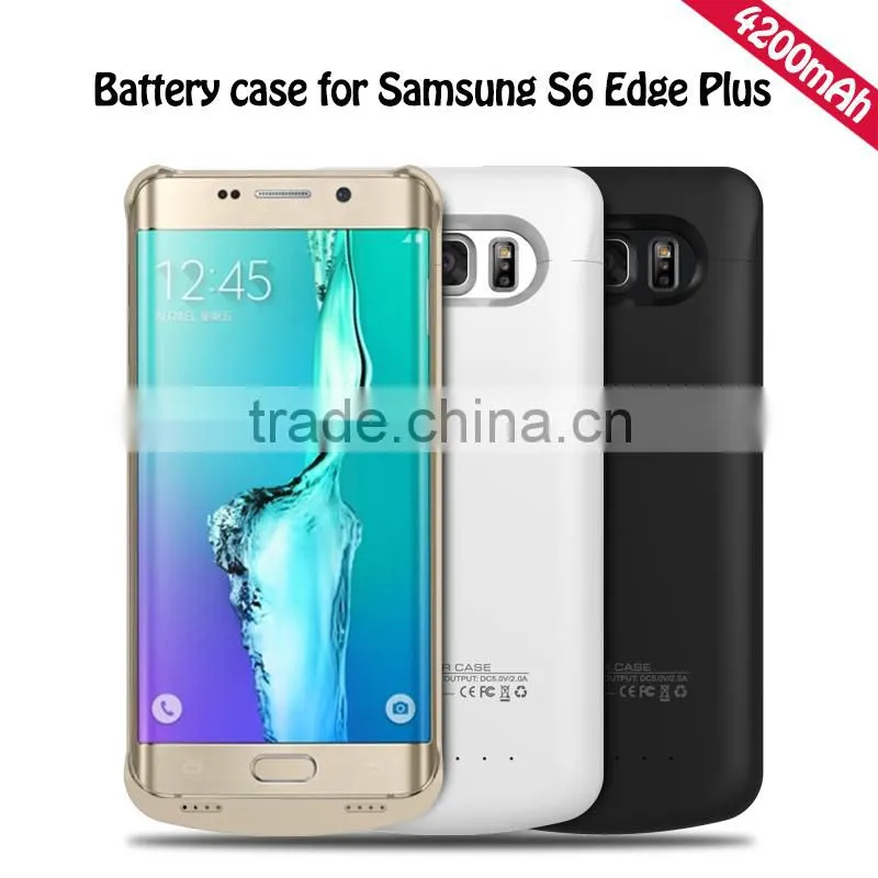 For Samsung Glaxy S6 edge Plus Newest Power Bank Case 4200mAh Battery Case for Samsung