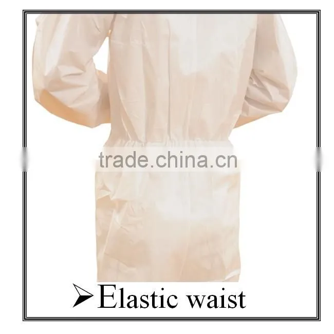 2014 hot selling medical avoiding bacterial disposable coverall