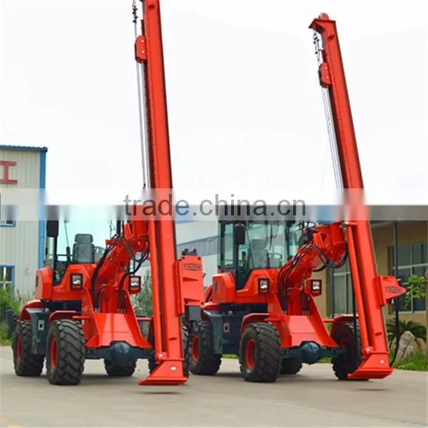 Portable water well rotary drilling rigs, ground screw pile driver for sale