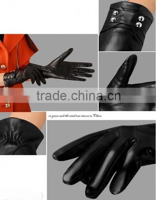 Chinese Imports Cheap Leather Gloves Warm Beautfy Cheap Leather Gloves