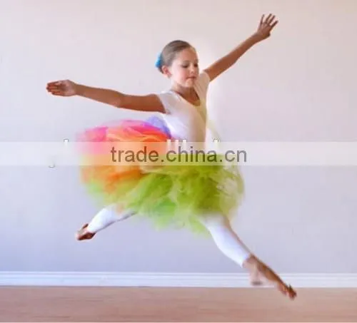 Newest Designer Ballet Tutu Dress Colorful Plus Size Ballet Tutu Dress