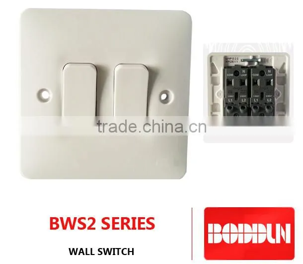 BWS2 WALL SWITCH NEW MODEL type 2 3 4 GANG