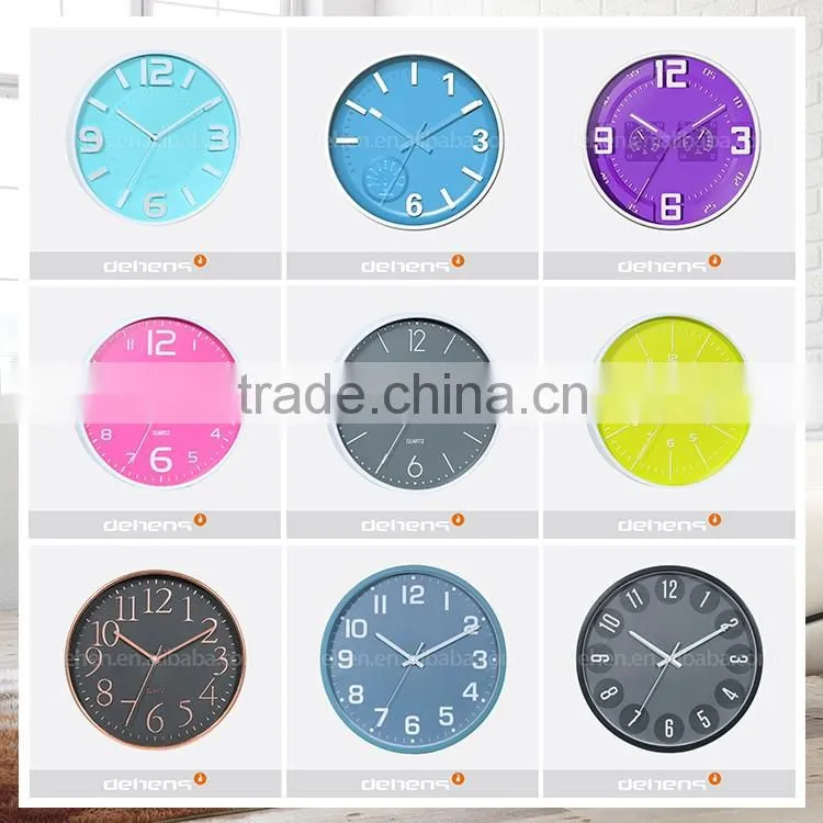 DEHEN New design plastic wall clock