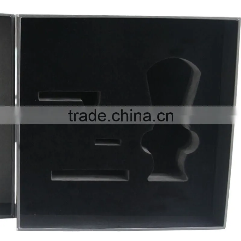 Luxury custom made Shaving Brush and razor stand packaging box