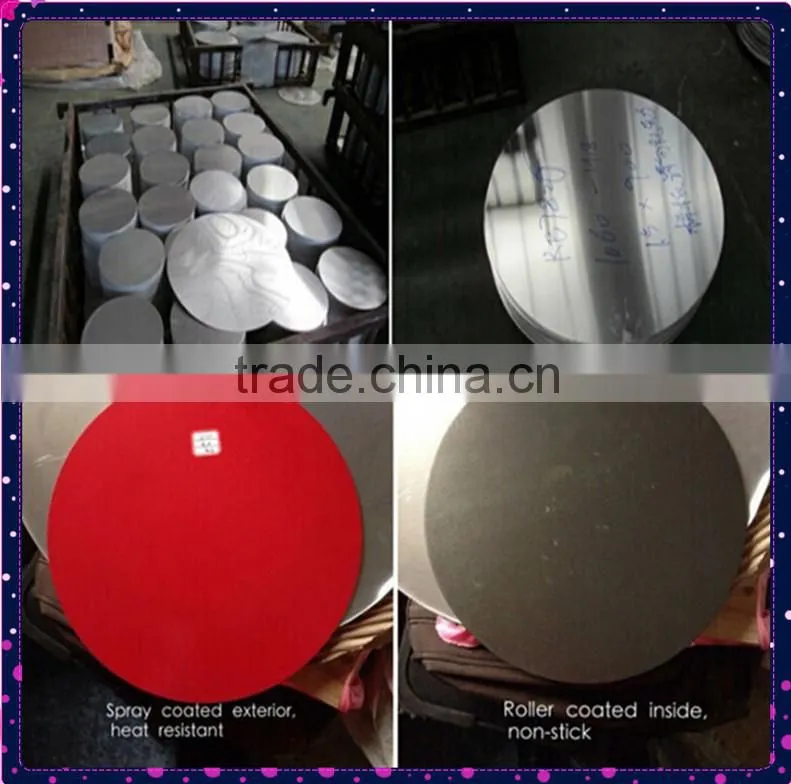 Aluminium disques for making aluminium cookwares