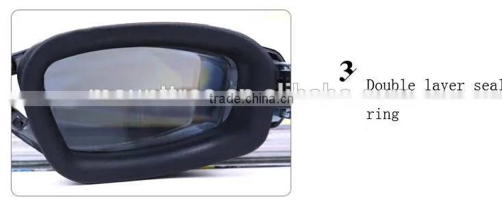Wholesale High Quality Antifogging Waterproof Silicone Swimming Goggle
