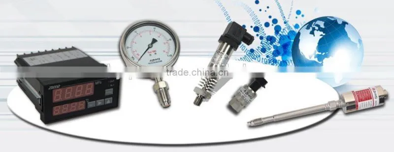 Rigid stem oil filled J type melt pressure sensor