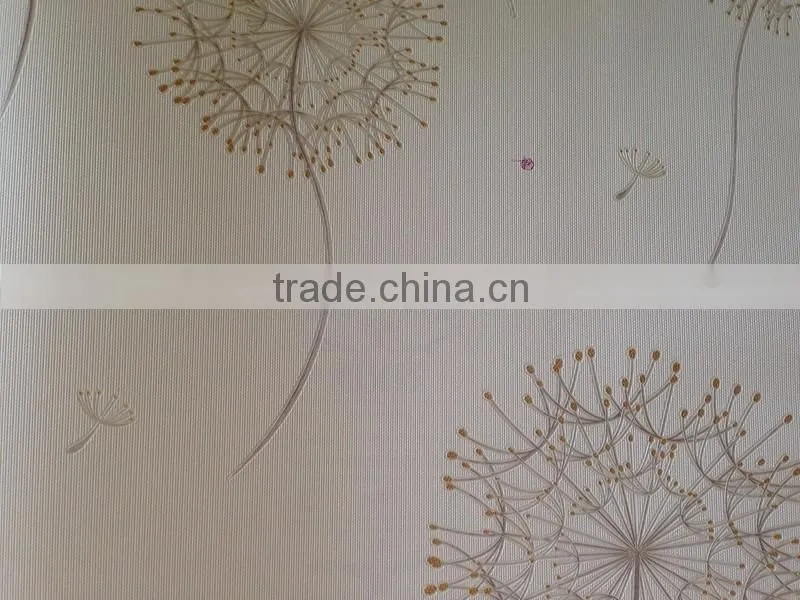 times small dandelion flowers vinyl wallpaper