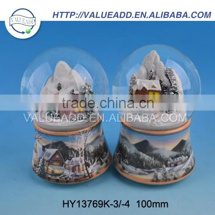Best selling christmas resin snow globe photo.html factory supply