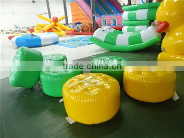 Exciting inflatable floating obstacle for sale