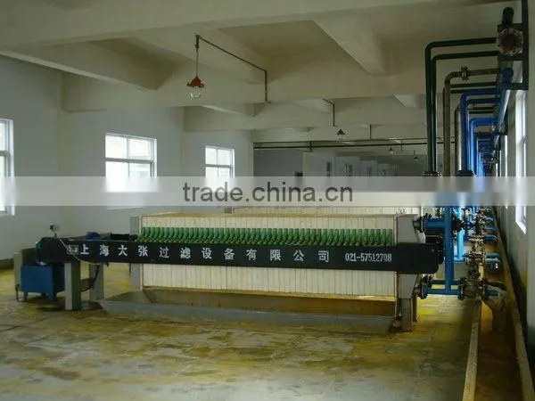 Dazhang High Efficiency Good Price Automatic Membrane Filter Press Machine For Red Mud