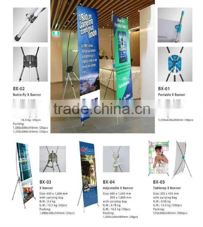 x frame banner stand