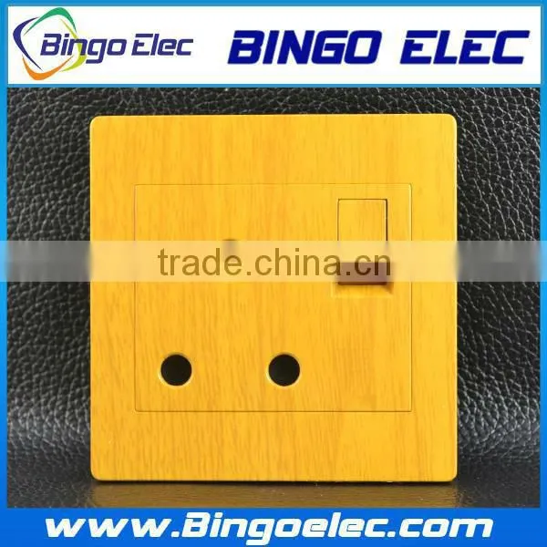 wooden switch and socket