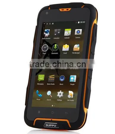 F6 IP68 Waterproof Phone MTK6582 Quad Core 4.5" IPS Screen 1G RAM 8G ROM OTG Rugged Smartphone