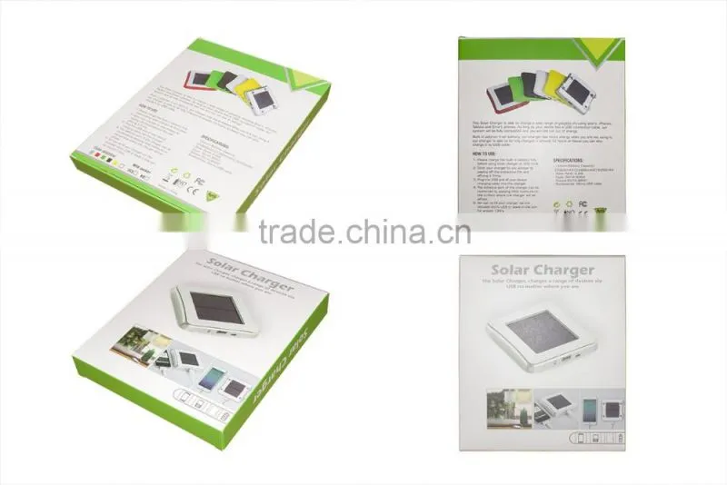 OEM& ODM solar window charger, waterproof USB solar power bank with CE,ROHS
