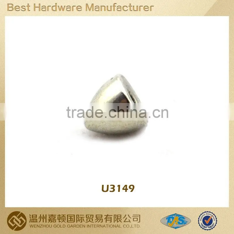 Spike rivet studs for apparel bag shoe belt, various designs customized