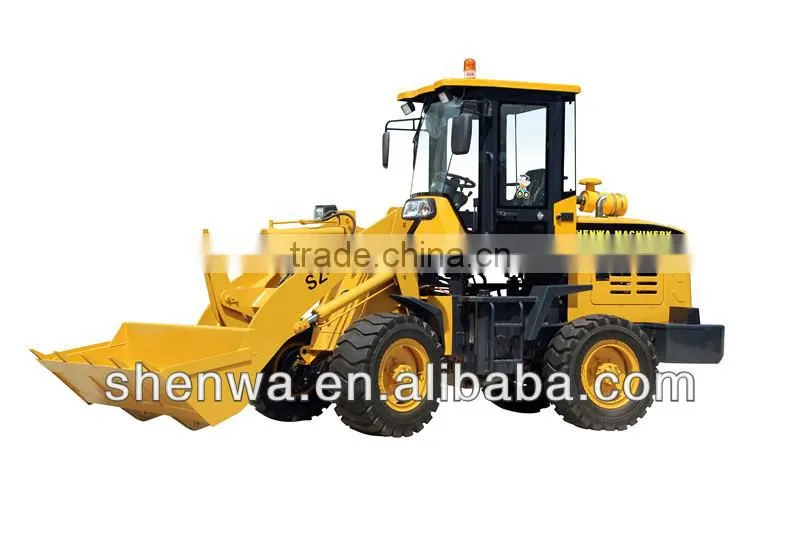 wheel loader with log clamp