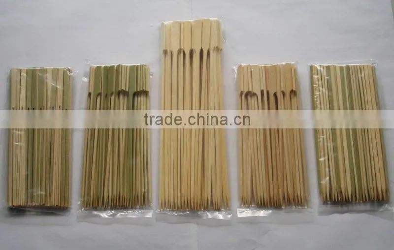 Eco-friendly flag bamboo skewer paddle skewer pick