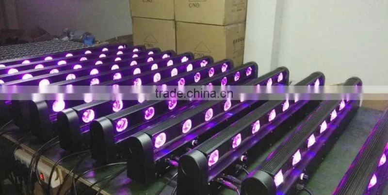 wholesale multi color led light bar 10W RGBW eight eyes moving head beam light