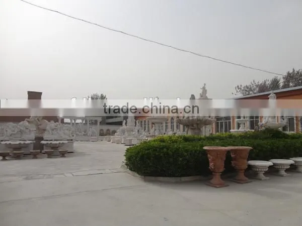 Garden Decorative White Marble Roman Column Gazebo