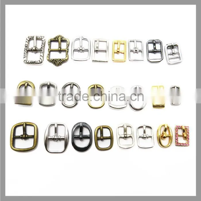 Adjustable decorative Metal Small pin ladies shoe Buckles